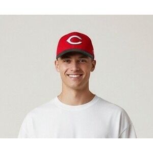 Cincinnati Reds Cambria Collab Youth Baseball Cap Red Adjustable MLB Hat